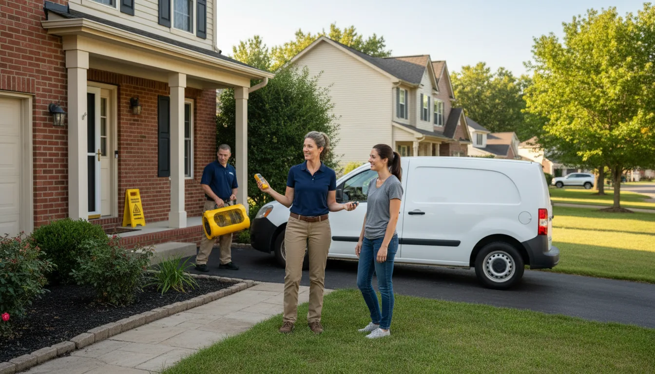 Residential water damage restoration in Saint David, AZ